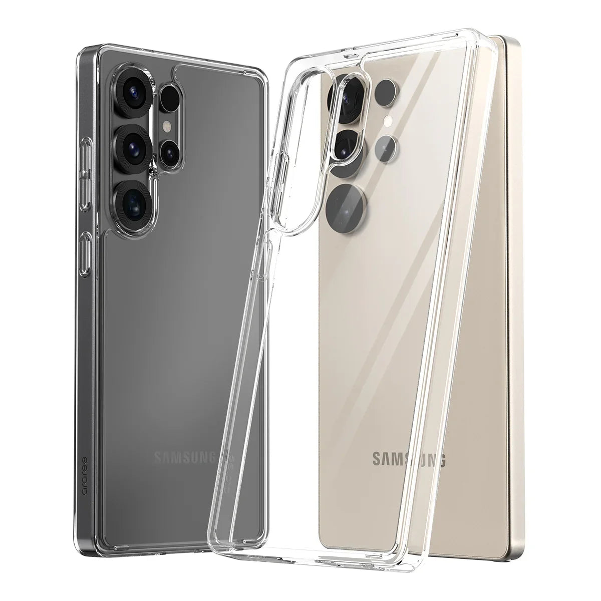 Araree Samsung S25 Ultra Duple Case - Clear - Tashqila Araree Samsung S25 Ultra Duple Case - Clear - Tashqila